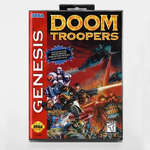 Doom troopers sega. Картридж игра Sega: Doom Troopers. Doom Troopers: Mutant Chronicles сега. Дум труперс сега. Doom Troopers Sega обложка.